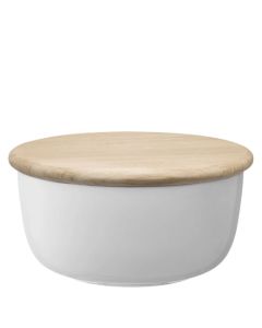 Standard Dine Bowl with Oak Lid designed by LSA.