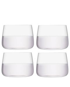 Standard Metropolitan 4 x Stemless Glasses created by LSA.