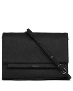 This is the Matt & Nat Black Dwell Collection SILVI Cross Body Bag.