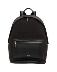 This is the Matt & Nat Black Canvas Collection BALI Backpack.