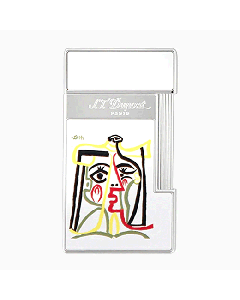 This S. T. Dupont White & Palladium Slimmy Picasso Lighter is inspired by his last wife, Jacqueline and is based on a series of portraits painted in 1962.