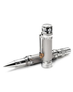 The Montblanc Great Characters Leonardo Limited Edition 3000 Rollerball Pen was launched in 2013 and is made out of platinum plating with an intricate design.
