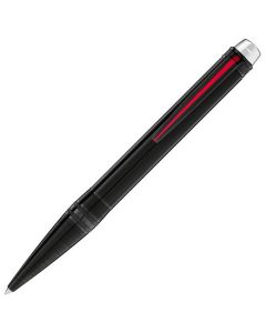 This Montblanc StarWalker Urban Speed Ballpoint Pen has a red stripe down the middle of the clip with PVD coating.