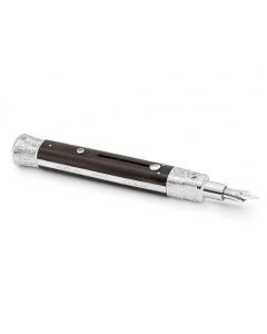 This Montblanc Great Characters James Dean Limited Edition 99 Fountain Pen has a wooden barrel with platinum-plated trims and special engraving.