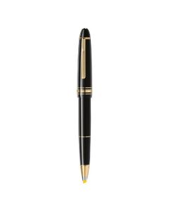 This Montblanc Meisterstück LeGrand Document Marker is made out of precious resin in black with gold trims.
