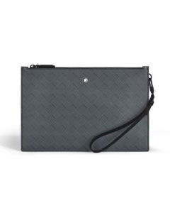 This Montblanc Extreme 3.0 Lavender Grey Pouch comes with a wristlet strap that is detachable and a D-ring on the back.