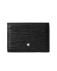 Meisterstück 4810 Card Holder 5CC Black With Montblanc Emblem