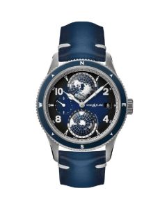 This is the Montblanc 1858 Geosphere Titanium Watch. 