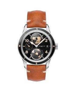 This is the Montblanc 1858 Geosphere Tan Watch.