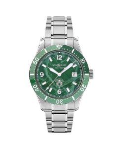1858 Iced Sea Green Automatic Date Watch designed by Montblanc.