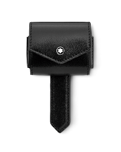Montblanc Extreme 2.0 Glossy Black Leather AirPods Pro Pouch