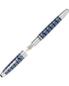 This is the Montblanc Solitaire LeGrand Meisterstück Around the World in 80 Days Fountain Pen.