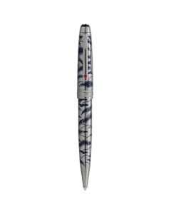 This Montblanc silver and blue ballpoint pen is part of their new Around the World in 80 Days collection.