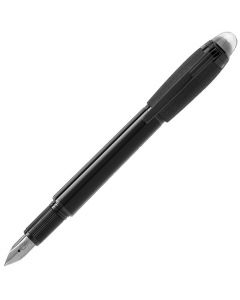 This StarWalker Black Cosmos Doué Fountain Pen was designed by Montblanc. 