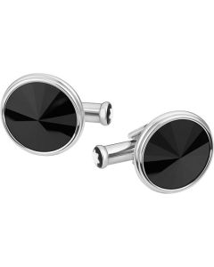 These cufflinks from Montblanc are made from stainless steel.