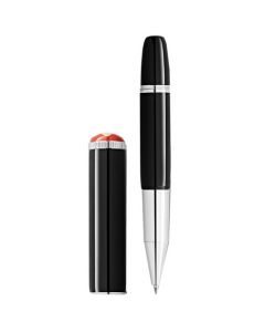 This Black Heritage Rouge et Noir 'Baby' Rollerball Pen was designed by Montblanc. 