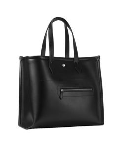 This Meisterstück Selection Soft Black Tote Bag is designed by Montblanc. 