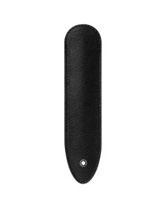 The Montblanc Sartorial black leather pen sleeve.