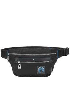 This is the Blue Spirit ECONYL® Belt Bag designed by Montblanc.