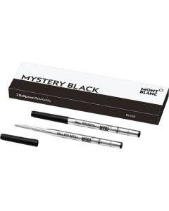 Montblanc  broad mystery black ballpoint refill.