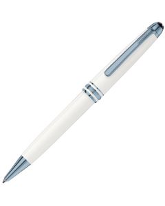 Montblanc's White Classique Meisterstück Glacier Ballpoint Pen.