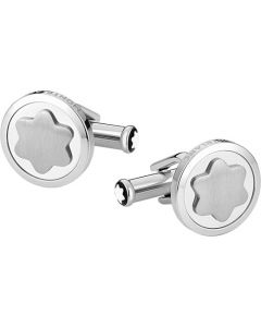 These cufflinks from Montblanc are made from stainless steel.