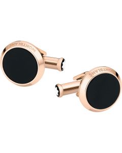 These cufflinks from Montblanc are made from stainless steel.