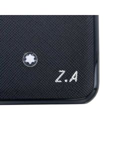 Montblanc iPhone 6 case with leather embossing.