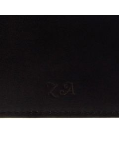 This wallet has been embossed without an infill.
