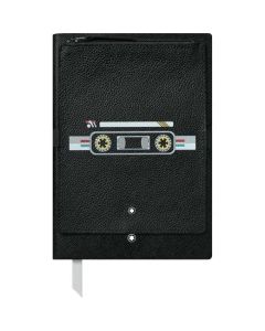 This is the Montblanc Black Fine Stationery #146 Notebook with Cassette Pocket.