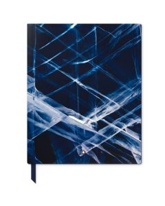 This Montblanc Glacier notebook comes with the famous star emblem on the front.