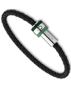 This 1858 Iced Sea Green Bracelet was designed by Montblanc. 