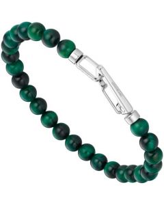 This is the Montblanc Green Steel Wrap Me Bracelet. 