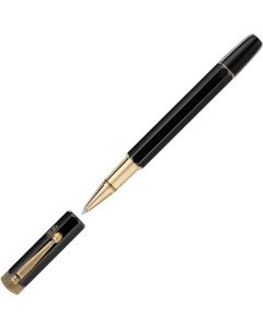 This is the Montblanc Heritage Egyptomania Black Rollerball Pen. 