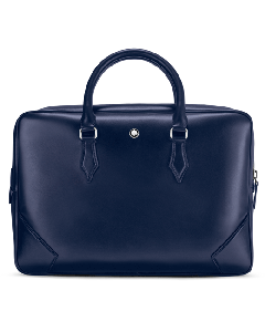 Montblanc's Meisterstück Ink Blue Document Case is made with plain calfskin leather.