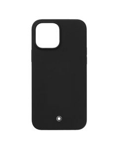 This is the Montblanc Black Meisterstück Selection iPhone 13 Pro Max Case.