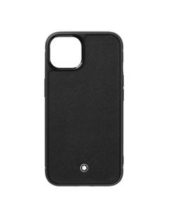 This is the Black Sartorial iPhone 13 Case designed by Montblanc Black Sartorial iPhone 13 Case. 