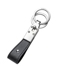 Montblanc sartorial black leather key fob is a great way to keep your keys safe.