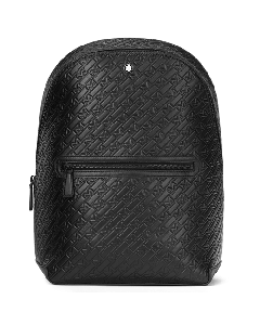 This Montblanc 4810 M_Gram Leather Backpack with Front Pocket has an embossed pattern all over the exterior. 