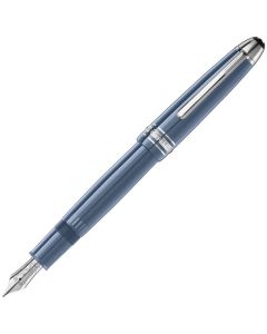 Montblanc's Blue LeGrand Meisterstück Glacier Fountain Pen.