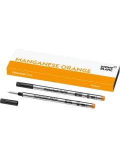 This is the Montblanc Manganese Orange Rollerball Refill (M).