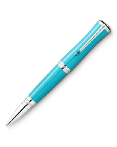 This Muses Maria Callas Special Edition Ballpoint Pen by Montblanc is made with precious resin in turquoise, representing the opera singer's favourite colour. 