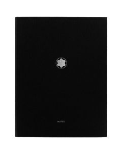 Montblanc medium lined notebook.