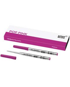 These are the Montblanc Pop Pink Ballpoint Refills (M).