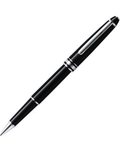 Montblanc Meisterstuck classique platinum plated rollerball pen.