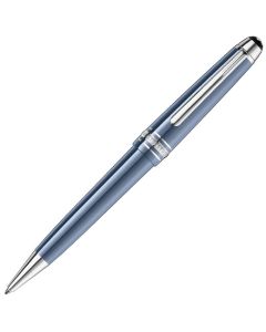 Blue Midsize Meisterstück Glacier Ballpoint Pen designed by Montblanc.