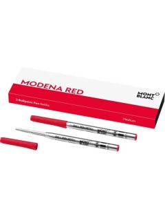 These are the Montblanc Modena Red Ballpoint Refill (M).
