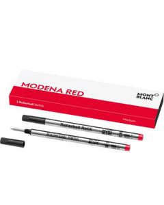This is the Montblanc Modena Red Rollerball Refill (M).
