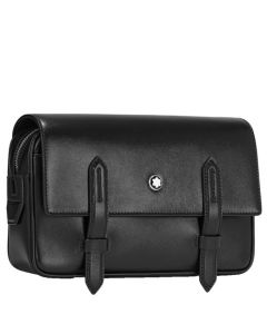 Meisterstück Black Messenger Bag designed by Montblanc. 