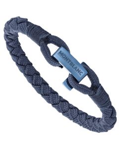 Meisterstück Glacier Nylon Bracelet designed by Montblanc. 